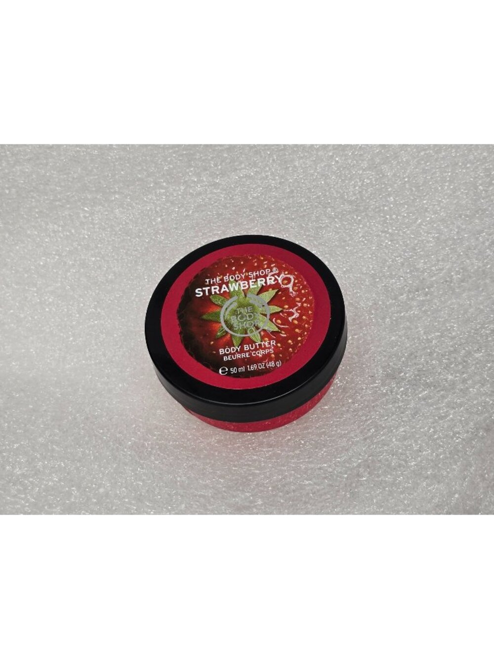 The Body Shop Strawberry Body Butter 1.69 oz Travel Size Hydrating Moisturizer